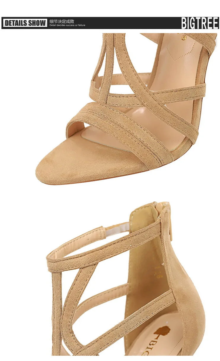Women's Roman Style Stiletto 11 CM High Heels