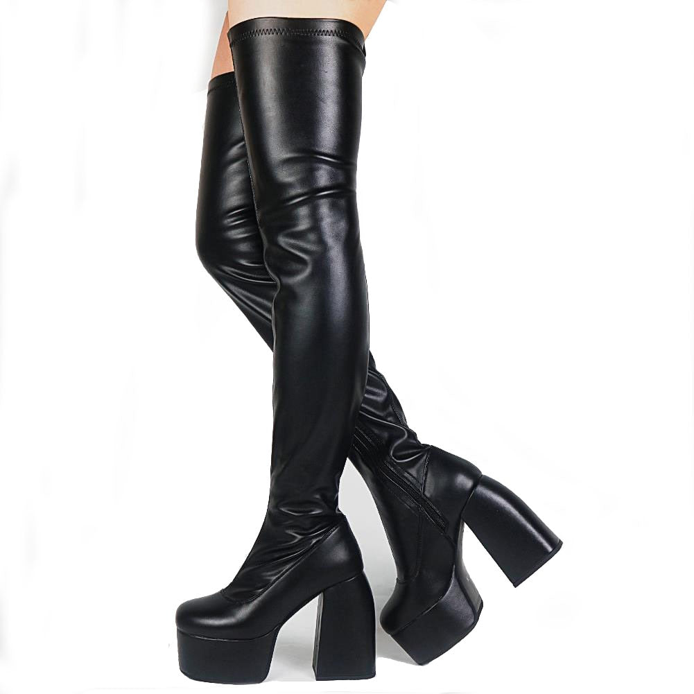 Women's Platform Thigh High Boots