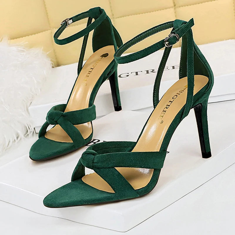 Women's Summer Stilettos Suede High Heels