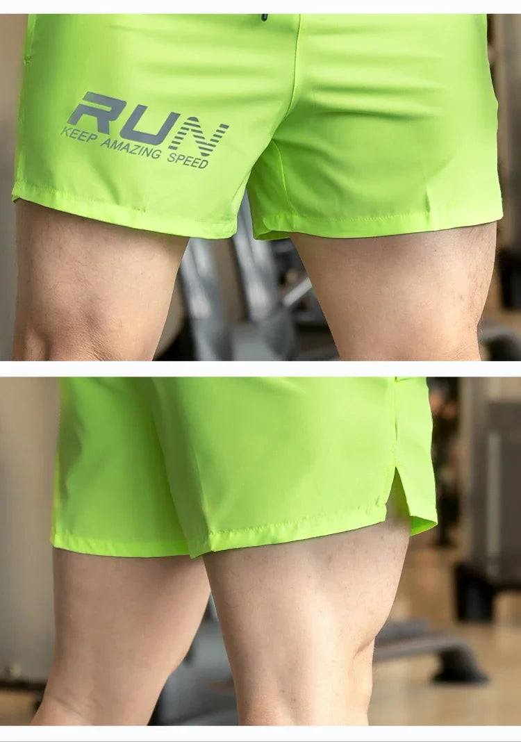 Men's Summer Gyms Workout Bottoms Fitness Sports Quick Dry Beach Jogging Running Sportswear Shorts