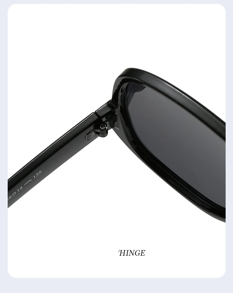 Unisex 1/3pcs Oversized  Double Bridges Sunglasses UV400