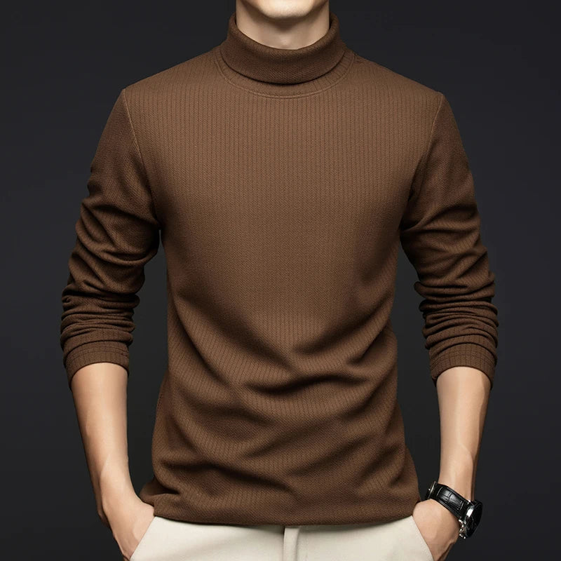 Men's Turtleneck Knitted Sweater