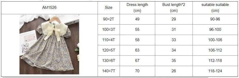 Kids Girls Summer Lace Dress