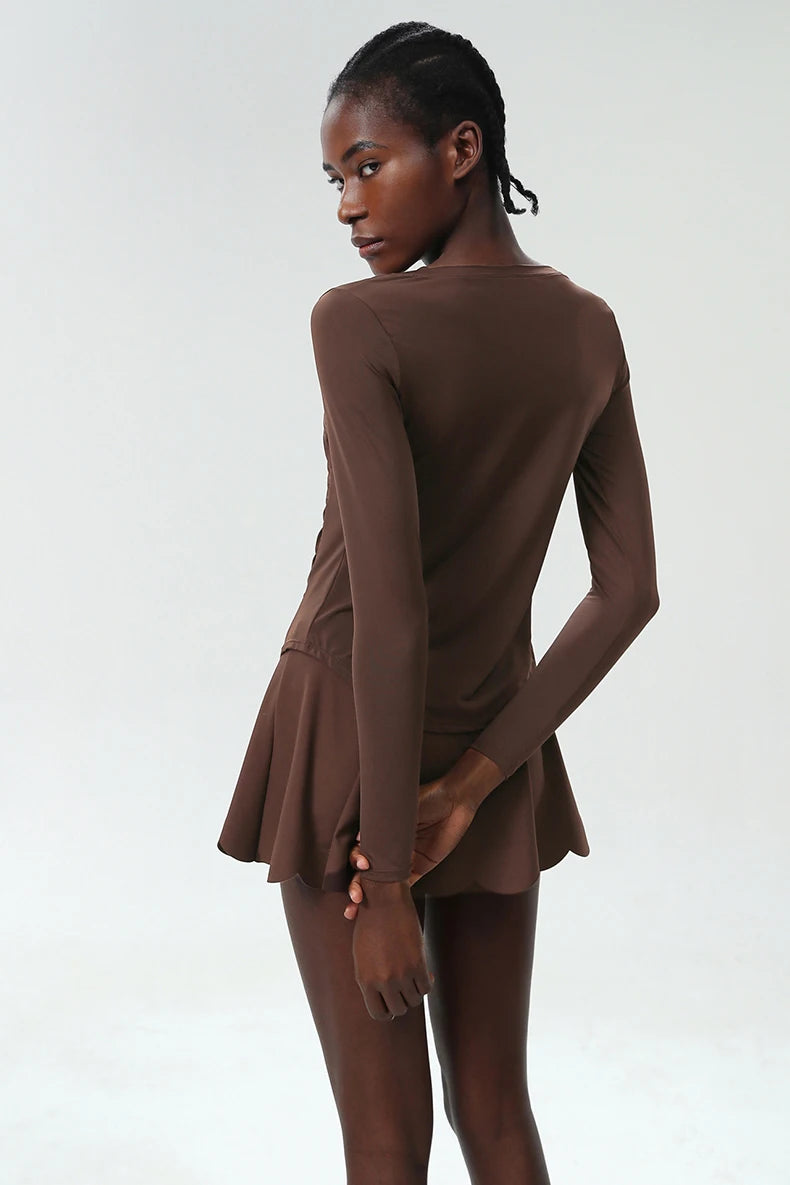 Two-Piece Athletic Set - Breathable Running Suit with Shorts