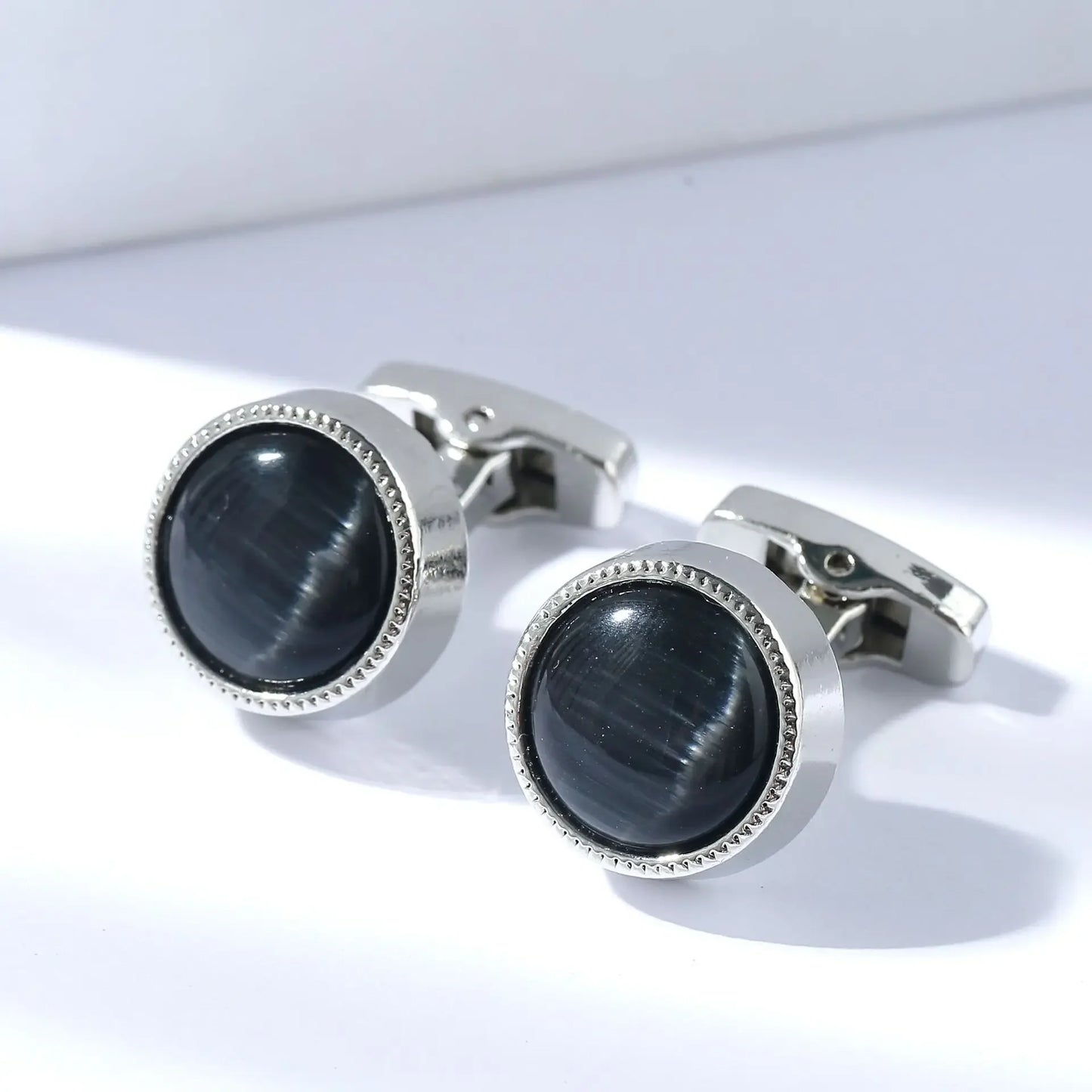 Men's Round Quality Cufflinks