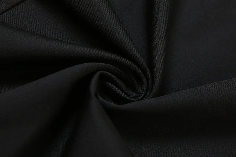 Women's Draped Deep V Backless Maxi One Shoulder Gown Slip Dress