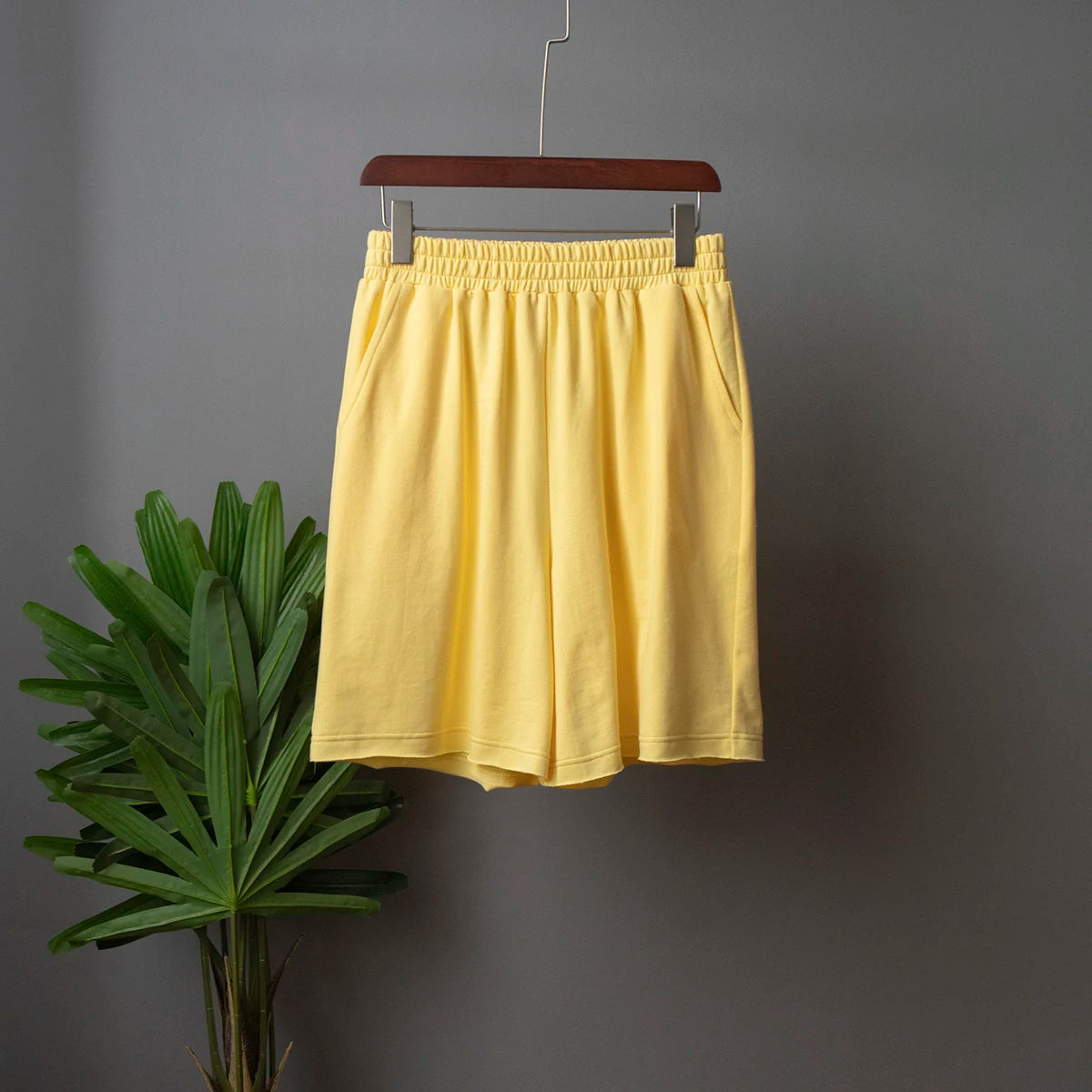 Women's 100% Cotton Shorts Set Half Sleeve Patchwork T Shirts & High Waist Shorts Two Pieces Set