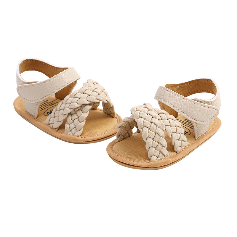 Infant Baby Boys Girls Sandals Summer Soft Sole Open-toed Walking Shoes