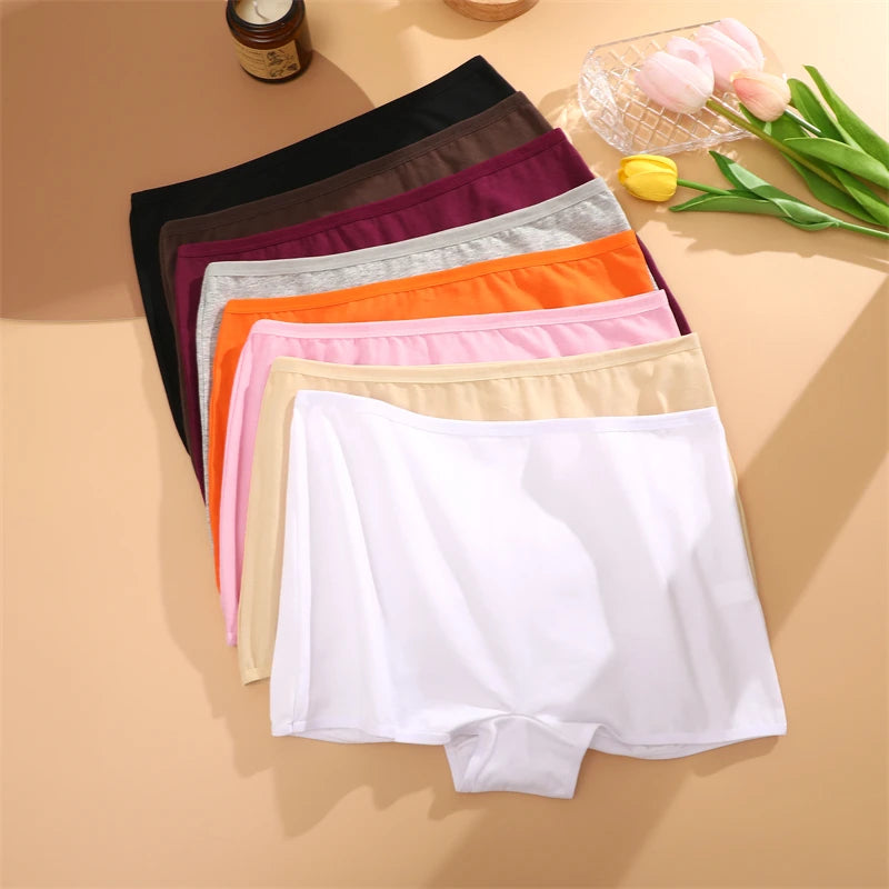 Women's Cotton Seamless Boyshorts - Comfort Sports Underwear