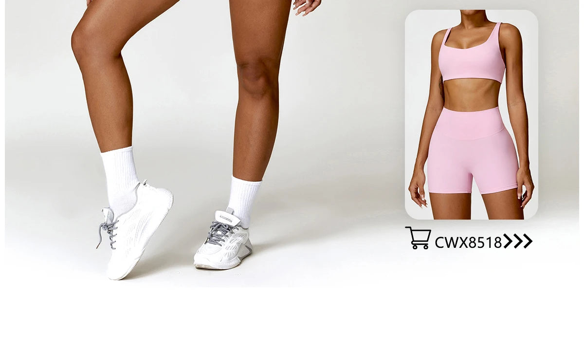 Women's Buttock Lift Scrunch Yoga Gym Leggings Cycling Slim Fit Workout  High Waist Sports Shorts