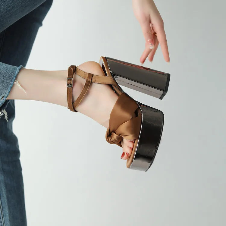 Women's 12/14cm High Heel Platform Sandals