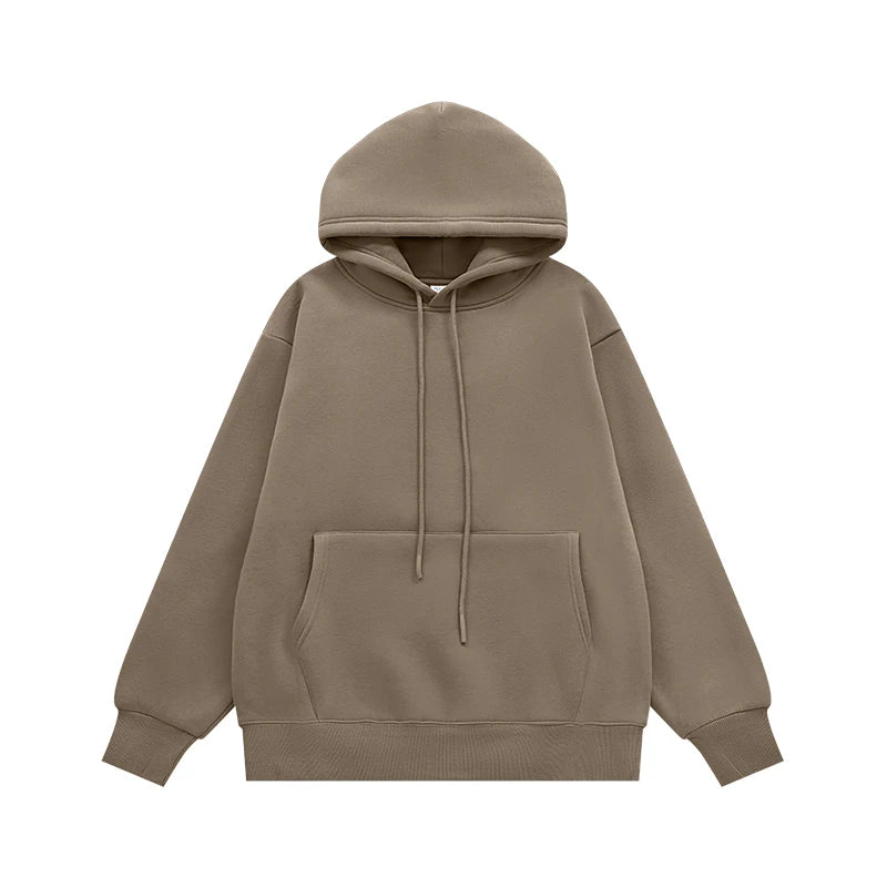 Unisex 350G Fleece Velvet Warm Hoodie
