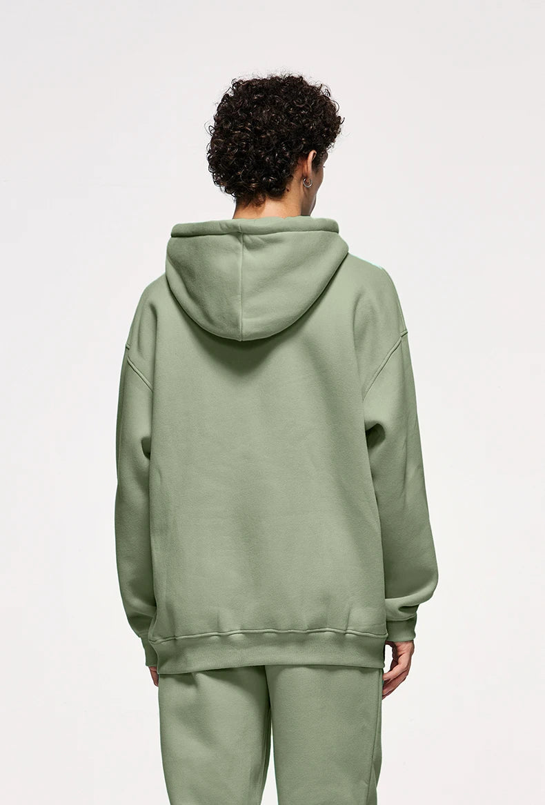 Unisex 350G Fleece Velvet Warm Hoodie