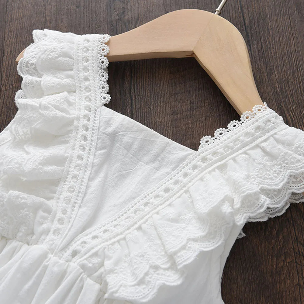 Kids Girls Summer Lace Dress