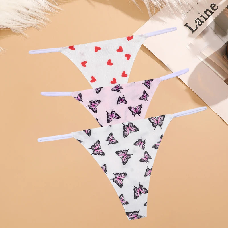 Women's Seamless Silk Thong 3-Pack