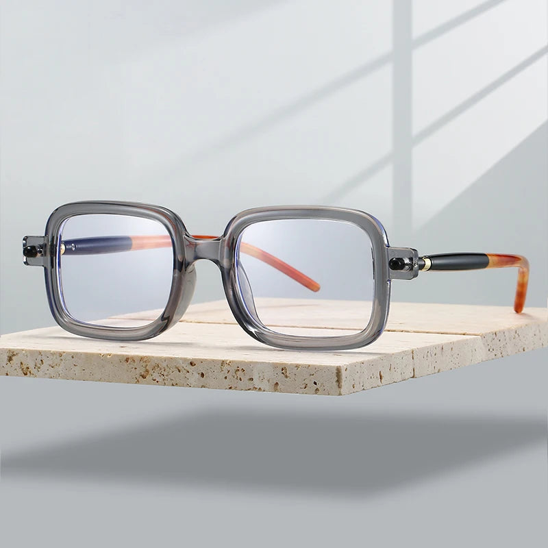 Vintage Square Blue Light Blocking Glasses - Trendy Optical Frames
