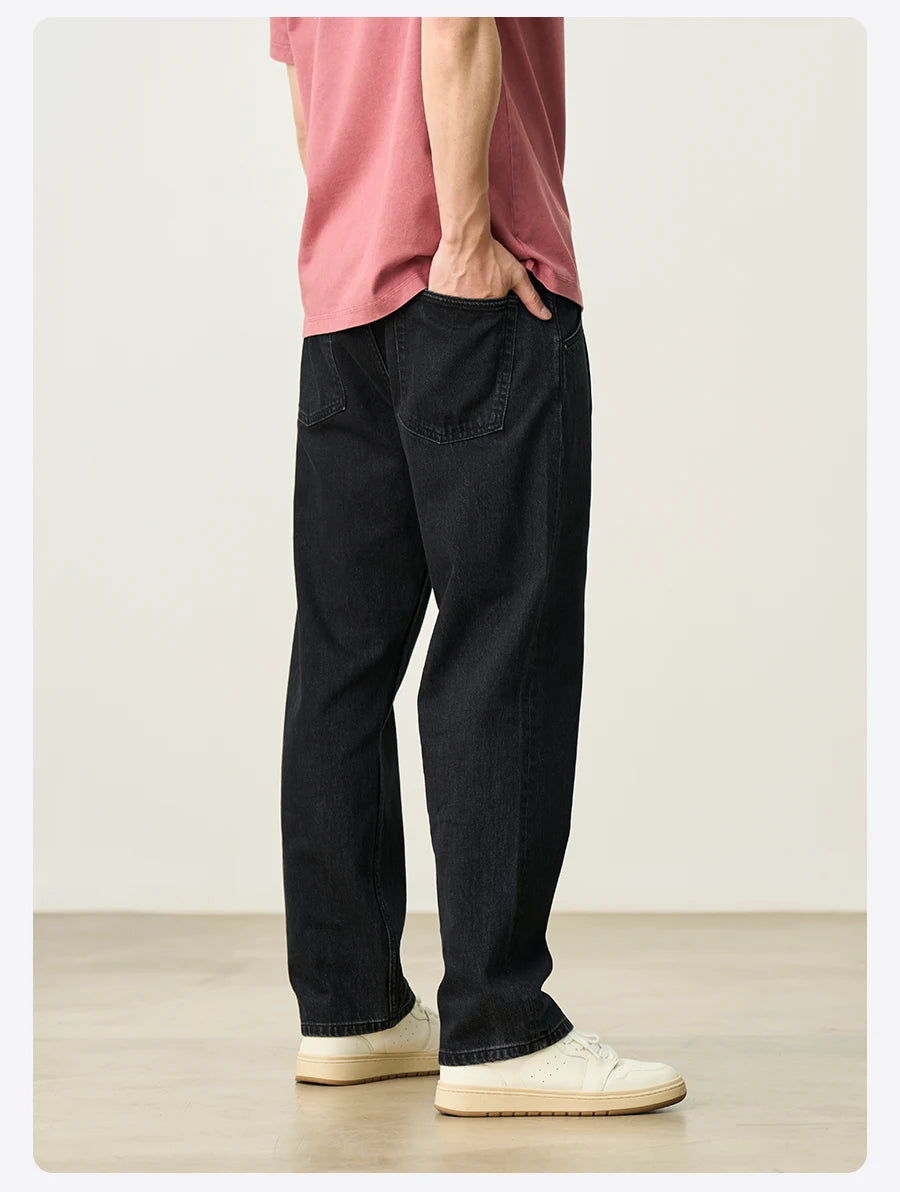 Loose Tapered Vintage Jeans - 11.5oz Cotton Denim Trousers