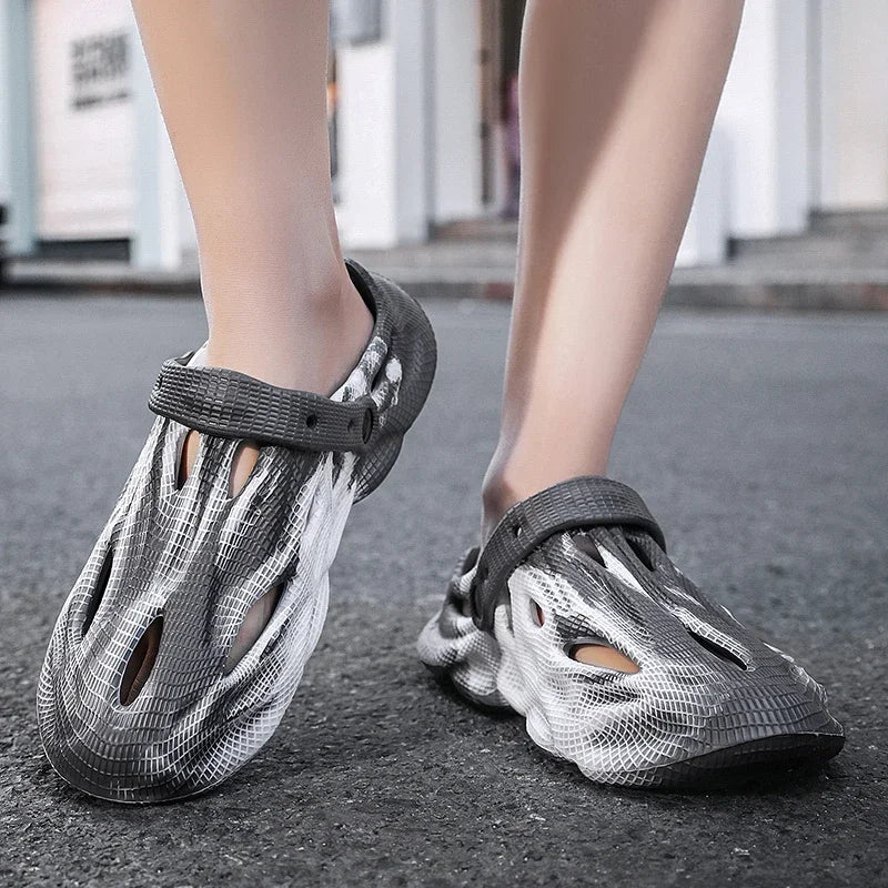 Unisex Summer Slippers Camouflage Outdoor Sandals Clogs Beach Slippers Slides