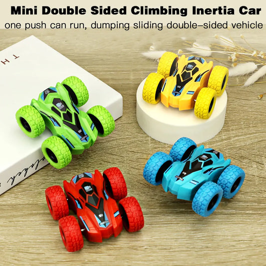 Children's Mini Double-side Inertial Stunt 360° Toy Car