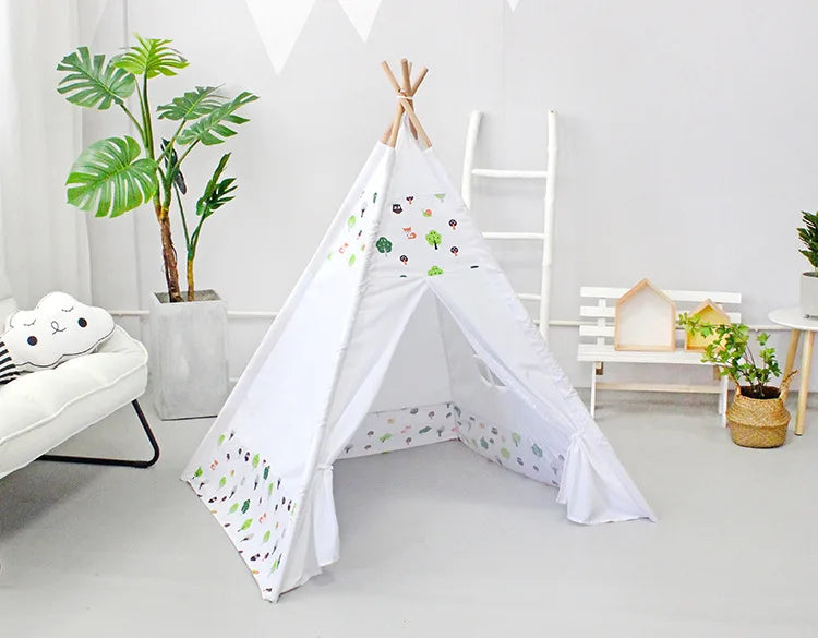 110×110×140cm Baby Playpen Children’s Toy Tent Wigwam Indoor Tipi Play House