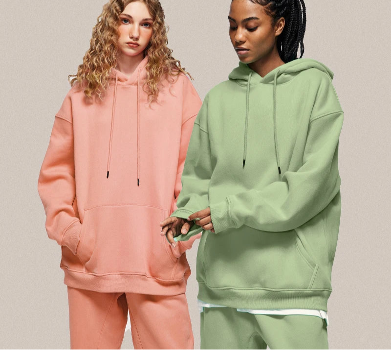 Unisex 350G Fleece Velvet Warm Hoodie