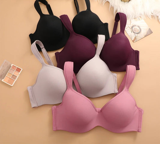 Women's Support Bras Beautiful Back Seamless Bra One-piece Wireless Bralette Push Up Sports Brassiere