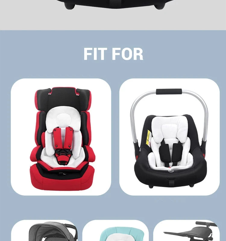 Universal Baby Stroller Seat Cushion - Double Sided Pad for Pram & Highchair