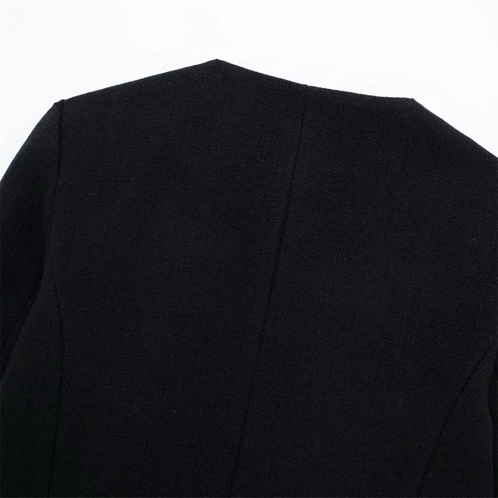 Women's Casual Temperament Flip Short Jacket