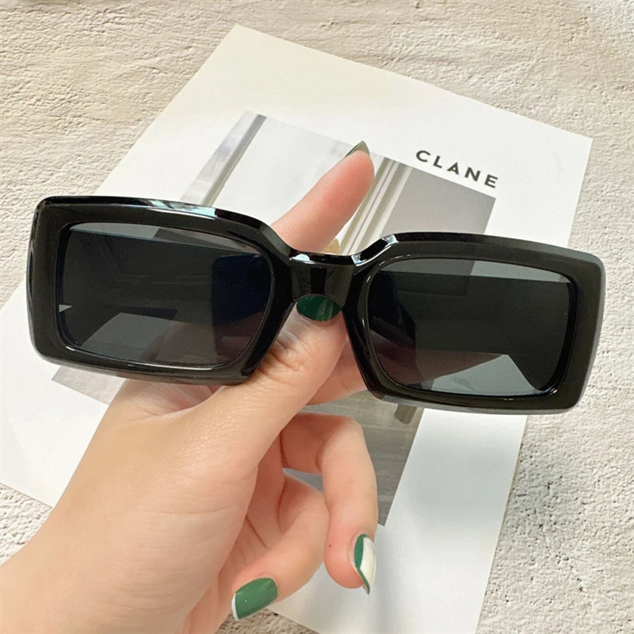Women's Sunglasses Retro Square Eyewear Anti UV Sunshade Sunglasses UV400