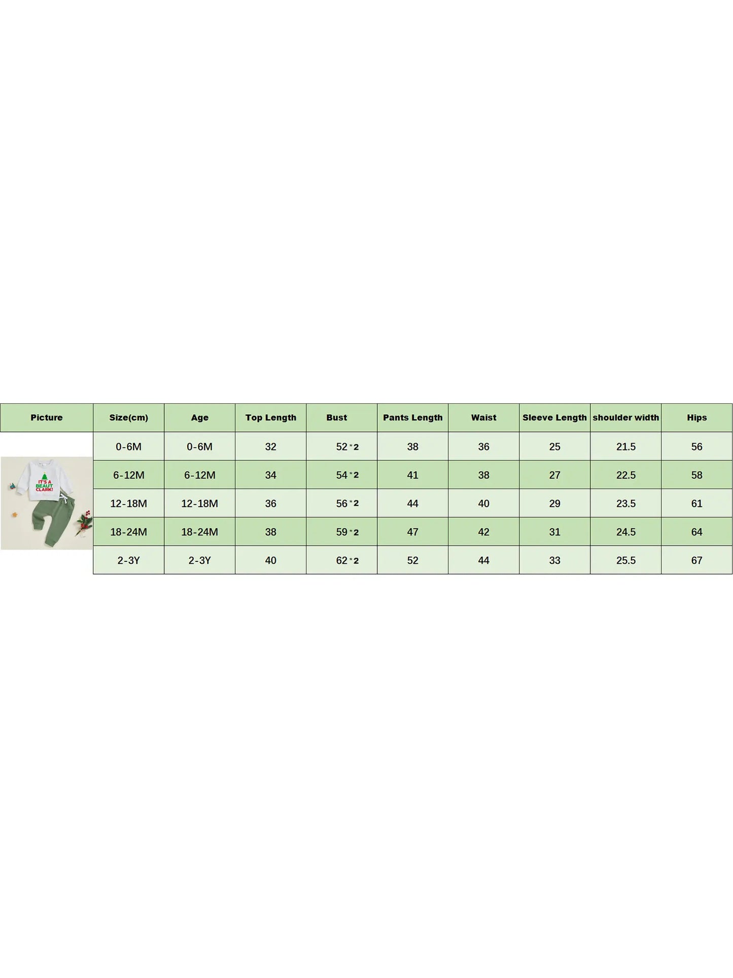 Infant Baby Boys Fall Winter Christmas Clothes Set - Long Sleeve Xmas Tree Letter Print Top & Pants
