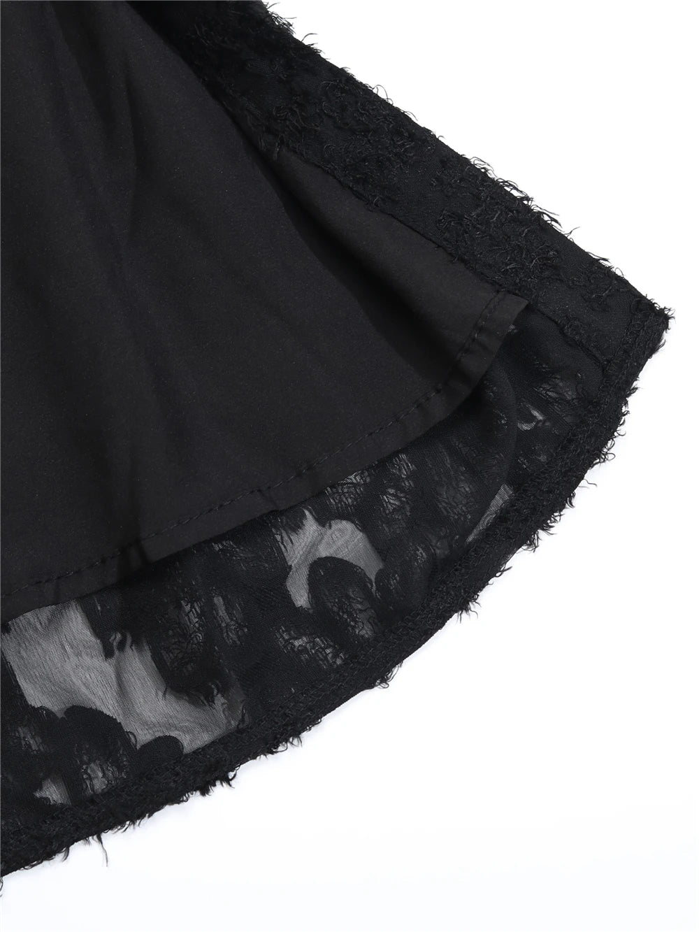 Autumn Winter Fashion - Elegant V-neck Chiffon Dress