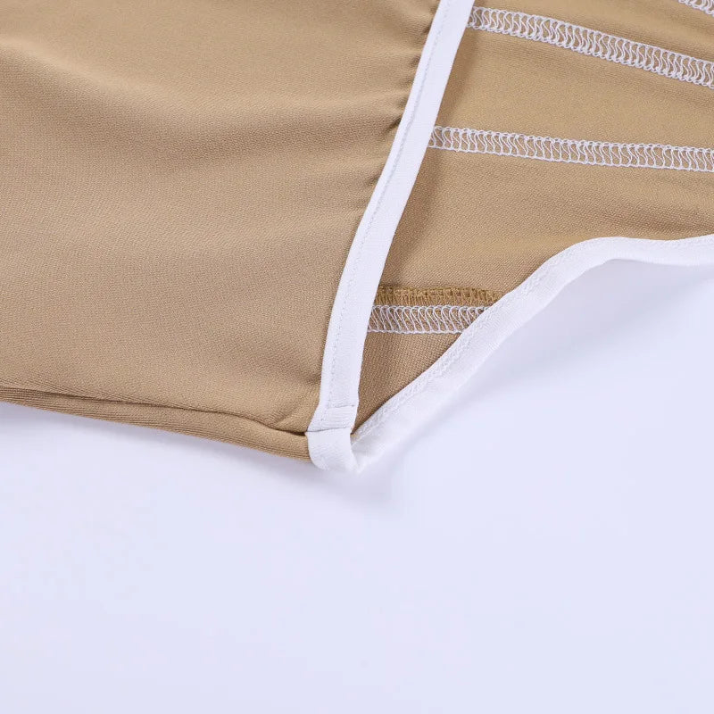 Women's Backless Corset Top - Sleeveless Bustier Crop Top
