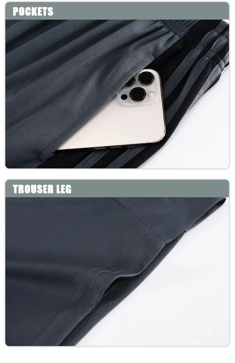 Men's Gym Suit Running Dry Fit Sports Jersey Basketball Breathable Short Sleeve Outdoor Football 2pcs Set