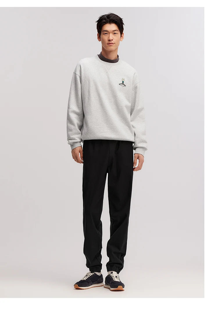 Men's Thickened Brushed Jogger Pants - Winter Athletic Casual Sportswear