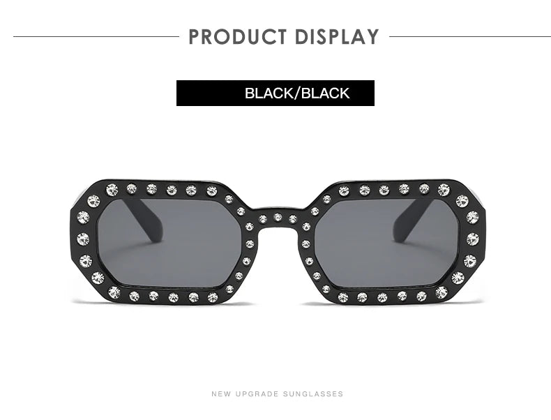 Rhinestone Fashion Sunglasses - UV400 Protection for Women & Men