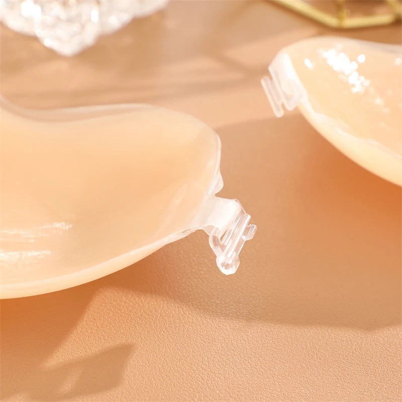 Reusable Silicone Nipple Covers - Self-Adhesive Invisible Breast Petals