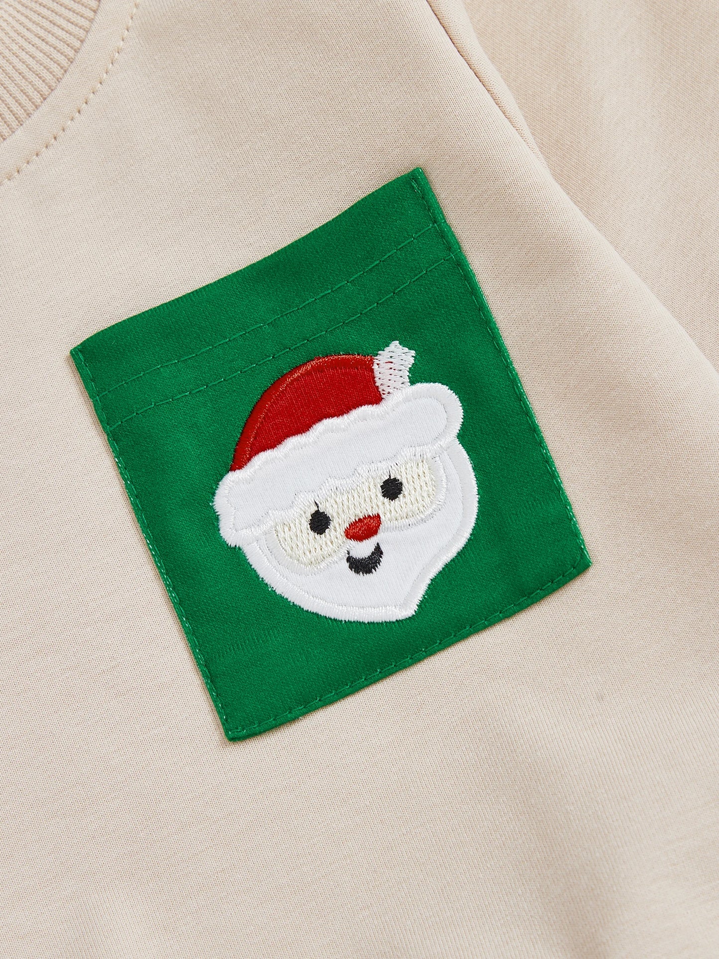 Baby Boys Christmas Gingerbread Outfit Set - Long Sleeve O-Neck Top & Drawstring Pants (0-3Y)