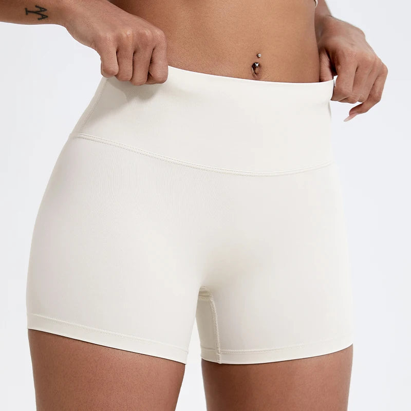 Women's Running Sports Buttock Lift Gym Leggings Cycling Slim Fit Workout High Waist Yoga Shorts