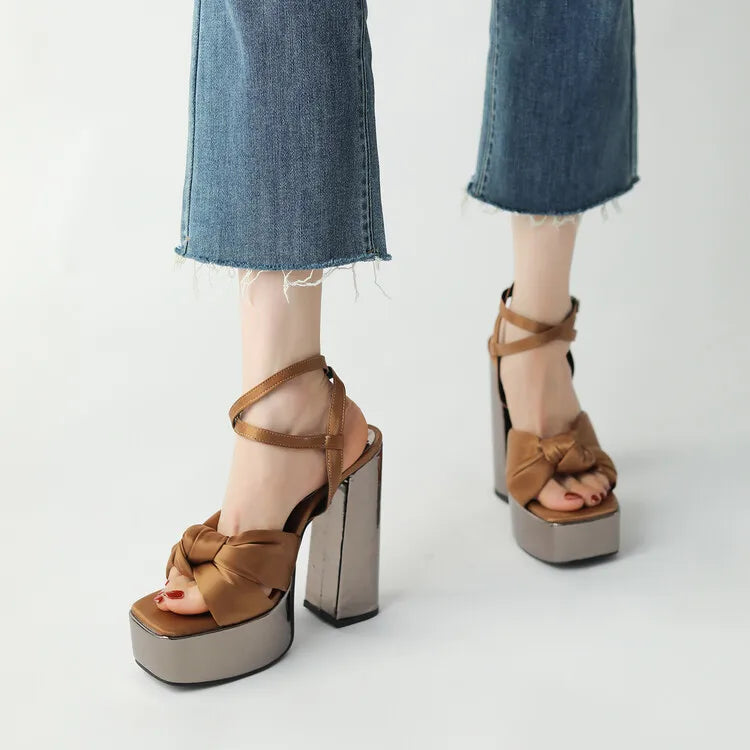 Women's 12/14cm High Heel Platform Sandals