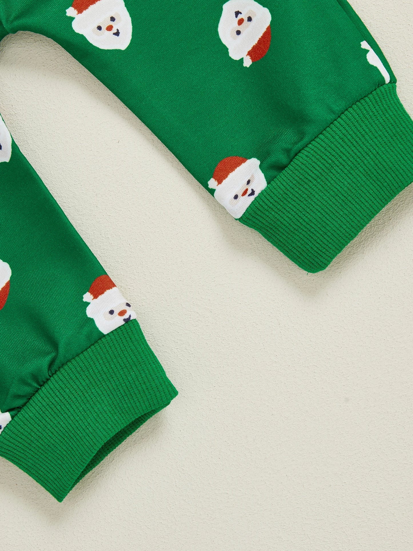 Baby Boys Christmas Gingerbread Outfit Set - Long Sleeve O-Neck Top & Drawstring Pants (0-3Y)