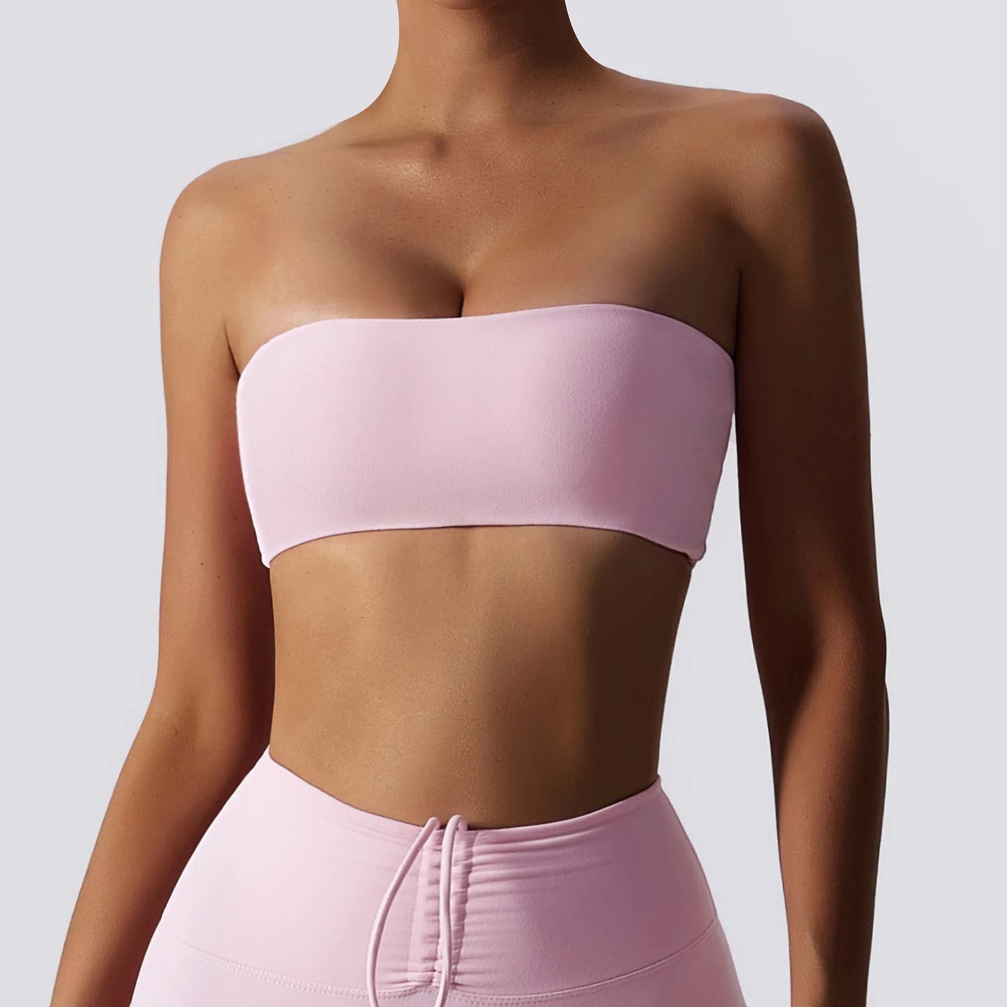 Women's Casual Sports Bra Gym Breathable Training Yoga Clothes Tube Top Fitness Workout Tank Top