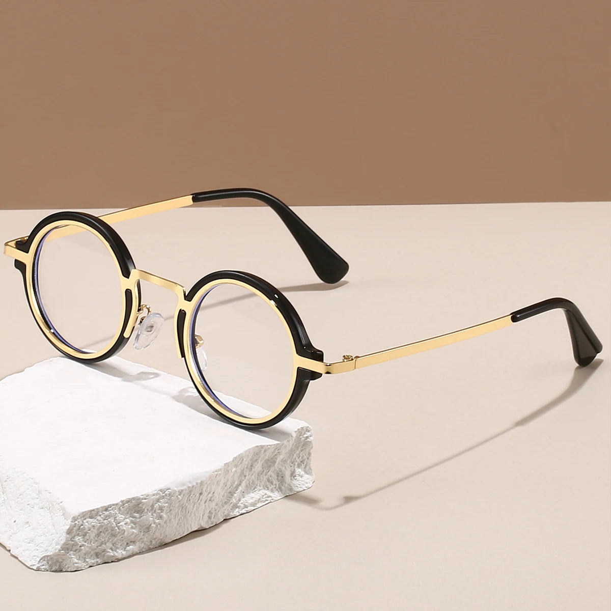Punk Round Glasses - Blue Light Blocking Eyewear for Men & Women