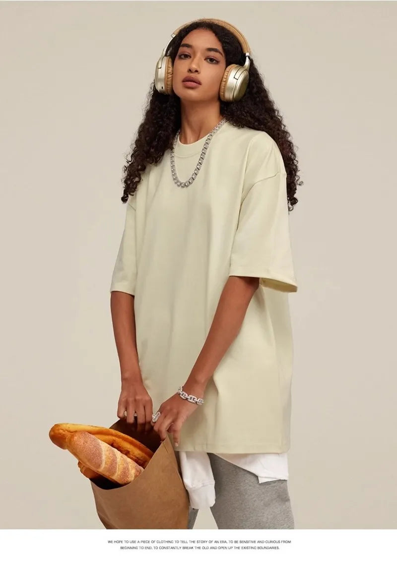 Unisex Summer Oversize Short-sleeved Loose T-shirt