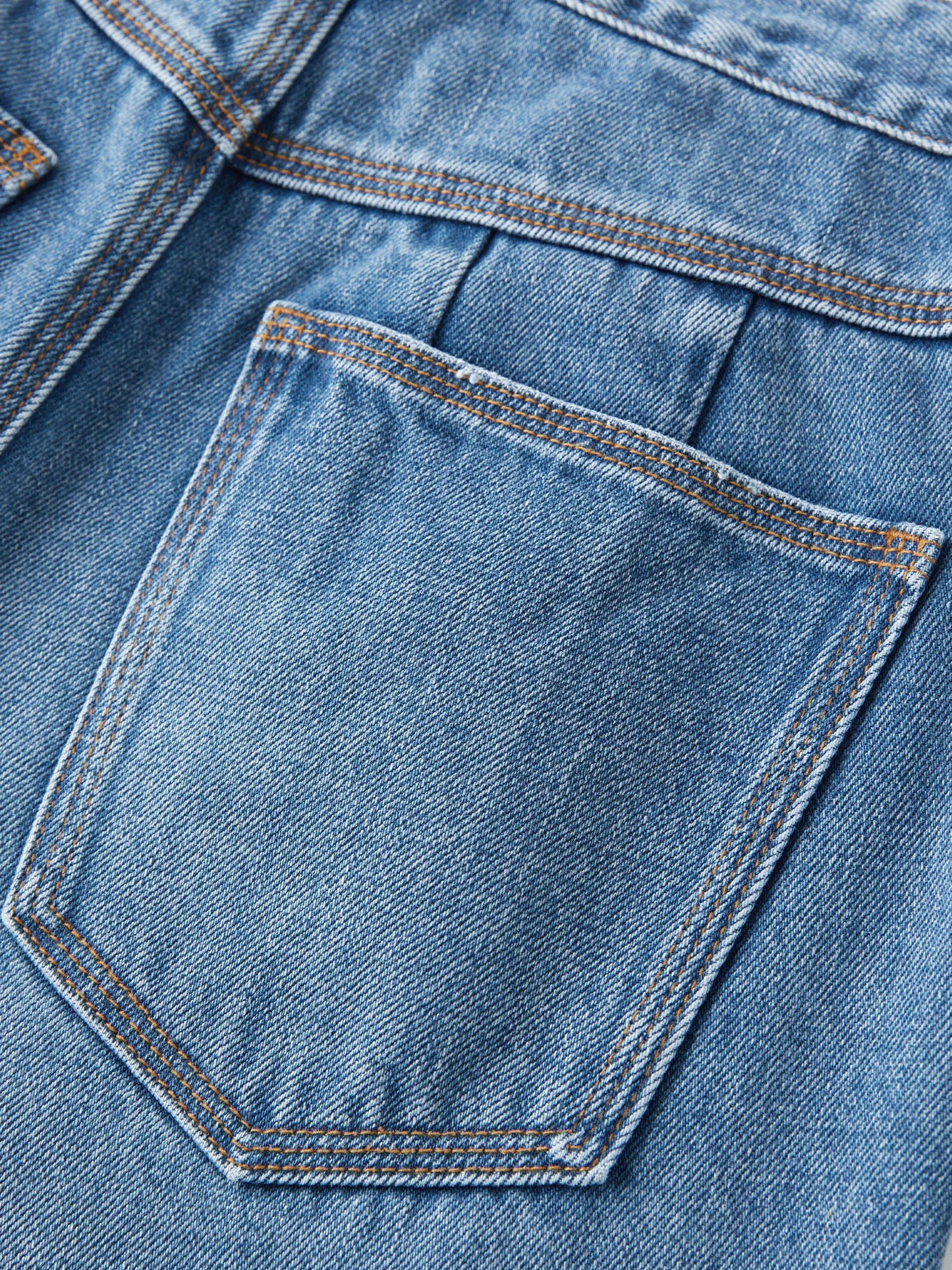 Women's High Waist Ripped Jeans - Straight Leg Non-Stretch Casual Denim Trousers