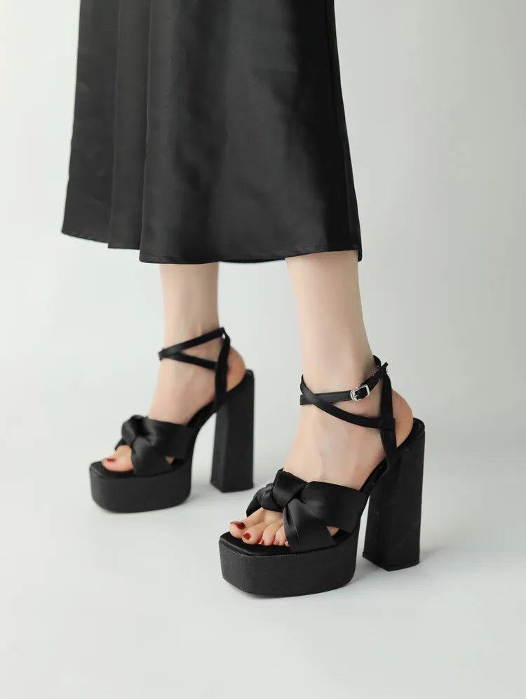 Women's 12/14cm High Heel Platform Sandals