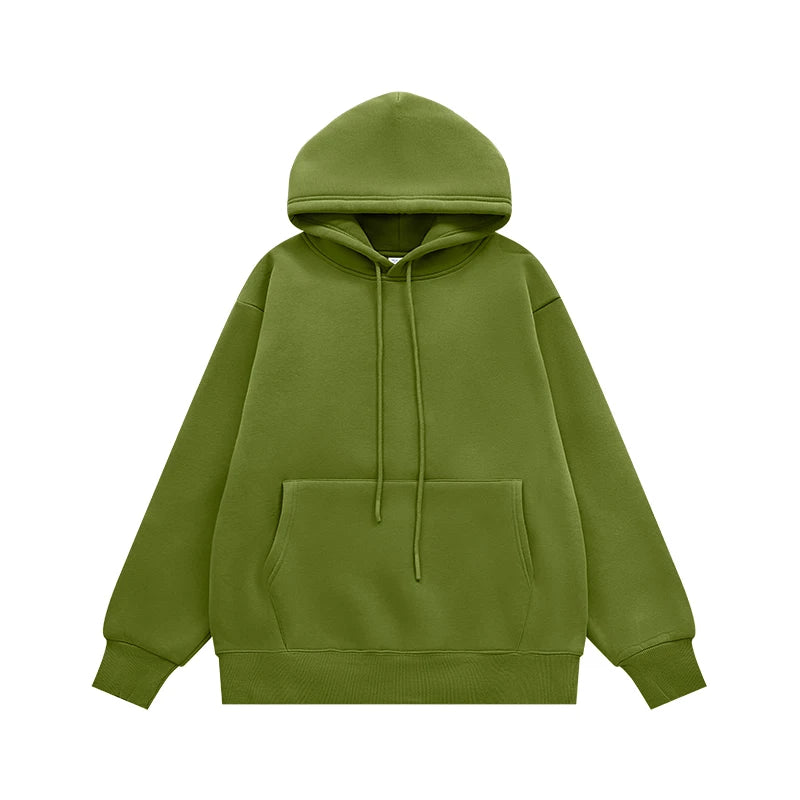 Unisex 350G Fleece Velvet Warm Hoodie