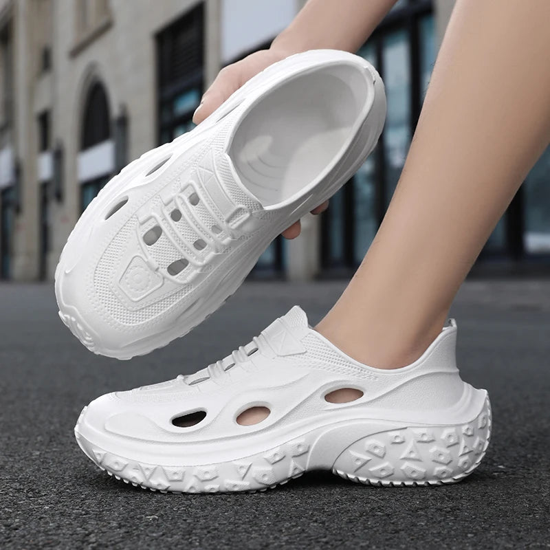 Men's Summer Sandals Platform Outdoor Quick Dry Beach Wading Water Non-Slip Clogs