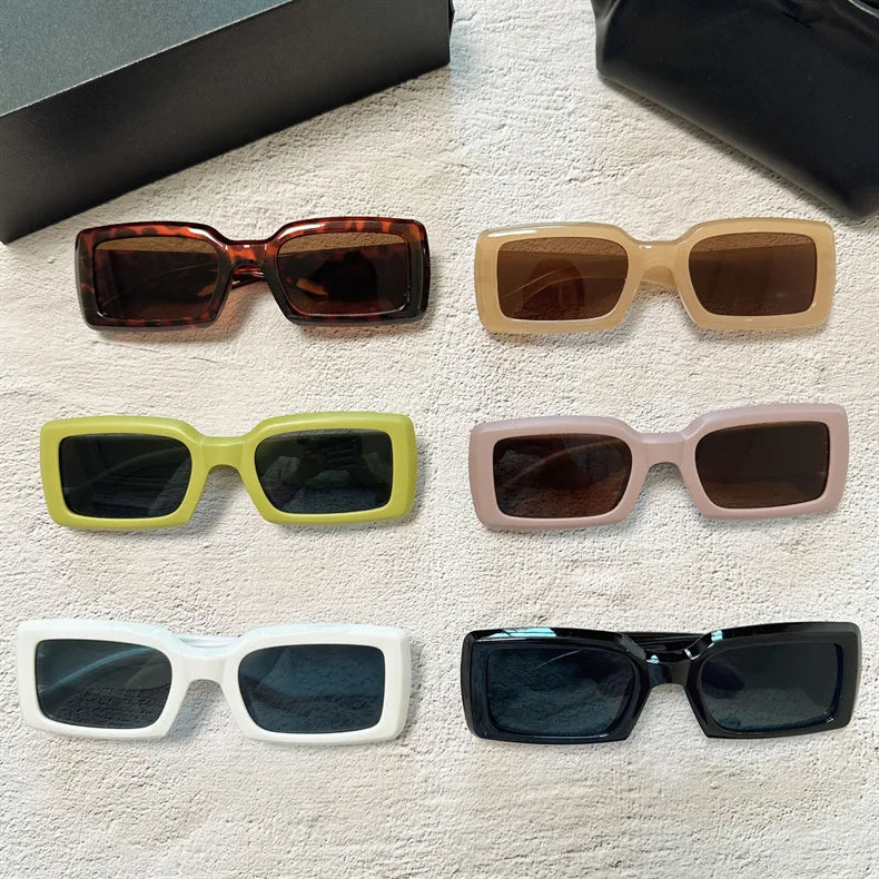 Women's Sunglasses Retro Square Eyewear Anti UV Sunshade Sunglasses UV400