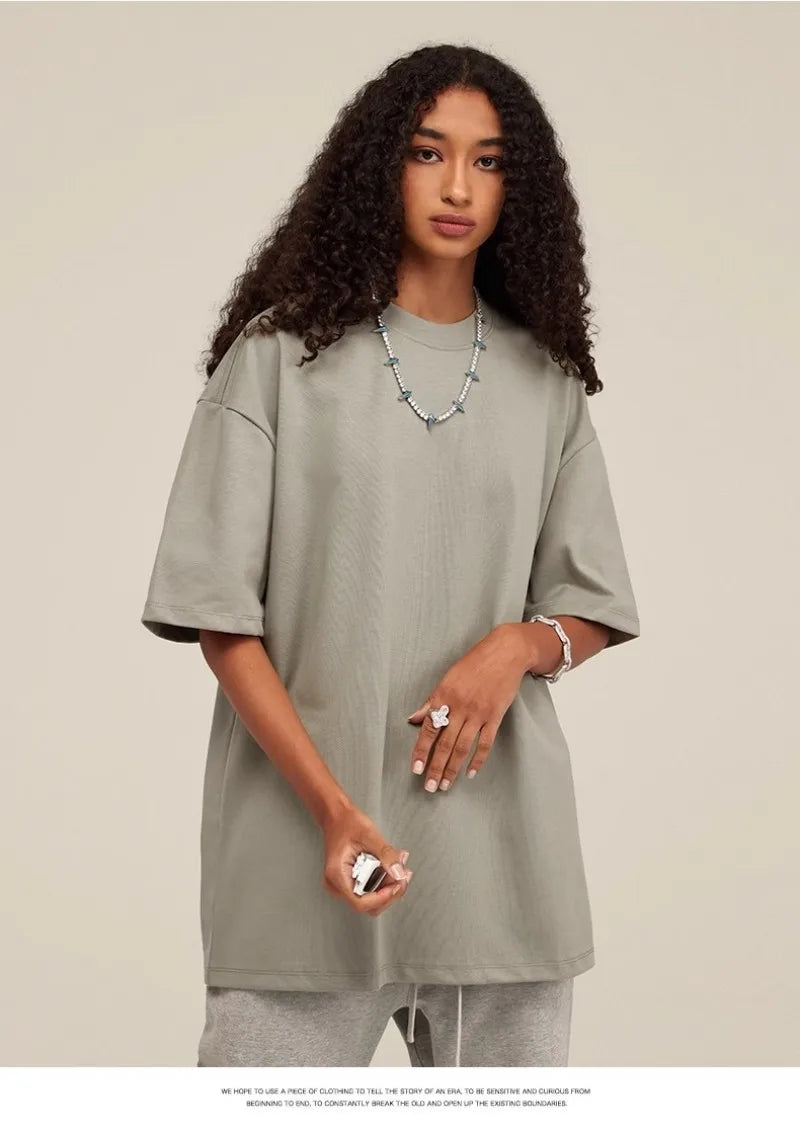 Unisex Summer Oversize Short-sleeved Loose T-shirt