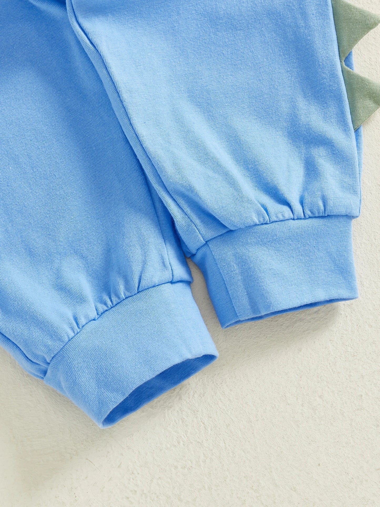 Newborn Baby Boys Birthday Clothing Set - Dinosaur Embroidery Romper, Pants & Hat 3-Piece (0-18M)